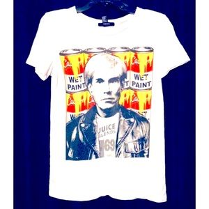 Andy Warhol Pop Art Tshirt Size Small